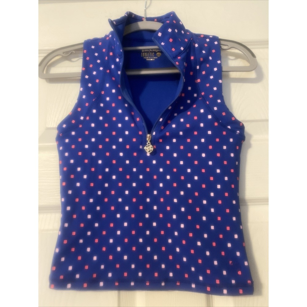 Lilly Pulitzer UPF 50+ Luxletic Callie Half-Zip size XXS Lilly‎ Squared
